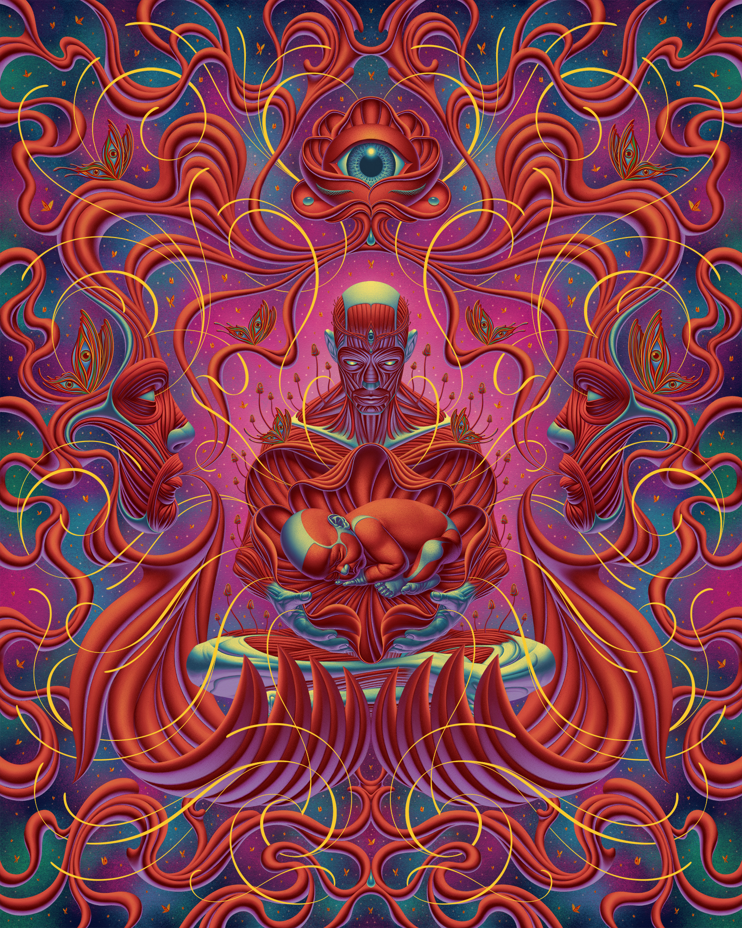 Nurture - Printed Tapestry - Image 2