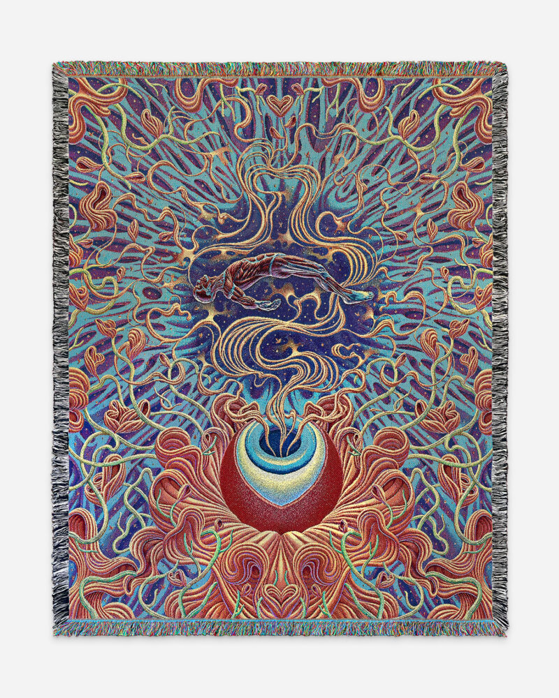 Surrender To The Source - Woven Tapestry
