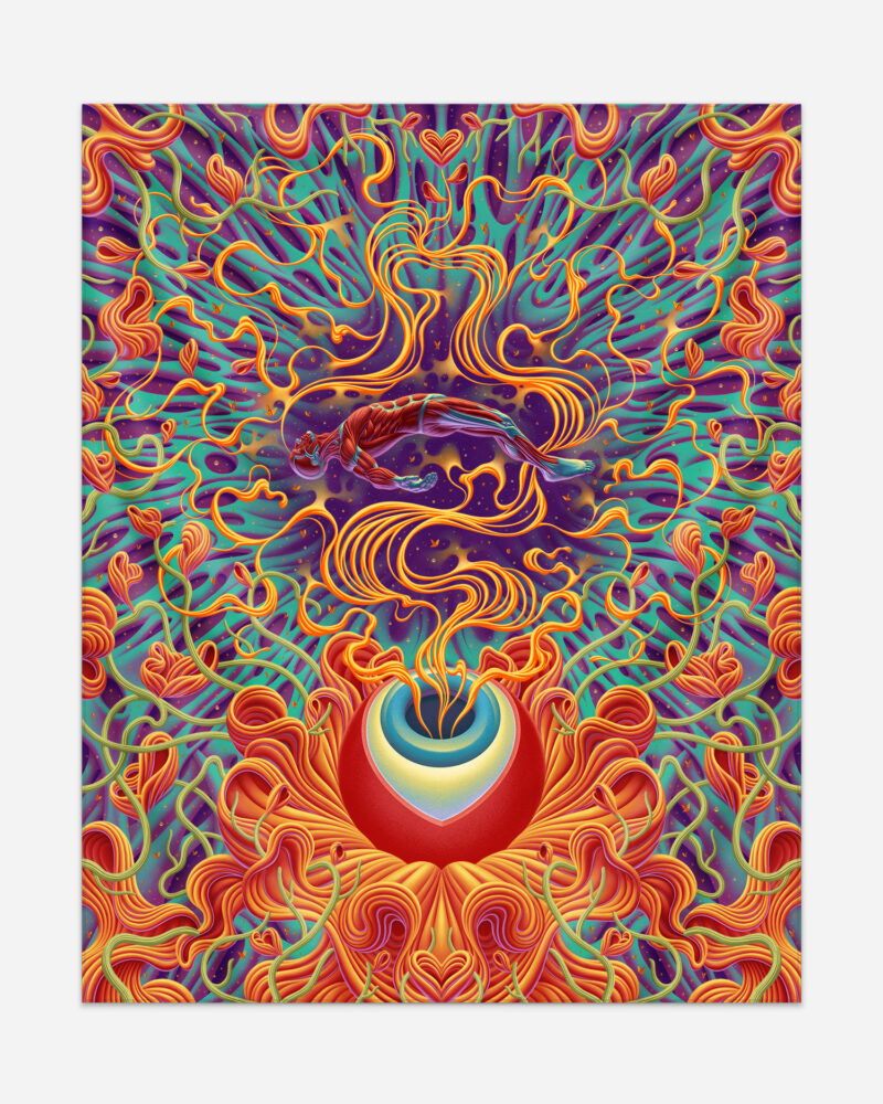 Surrender To The Source - Printed Tapestry