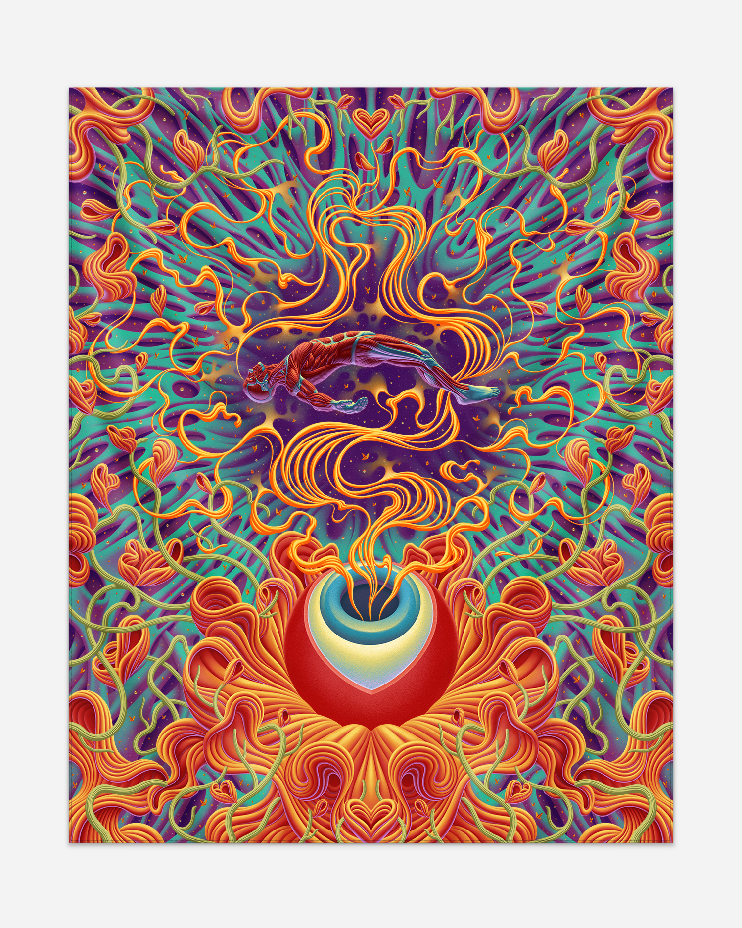 Surrender To The Source - Printed Tapestry